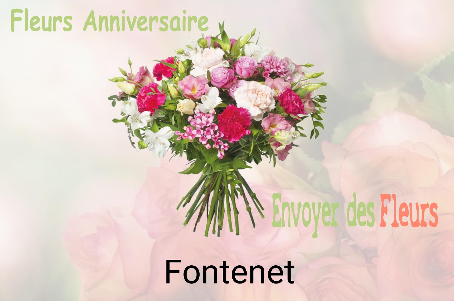 Bouquet de fleurs d’anniversaire livré à Fontenet
