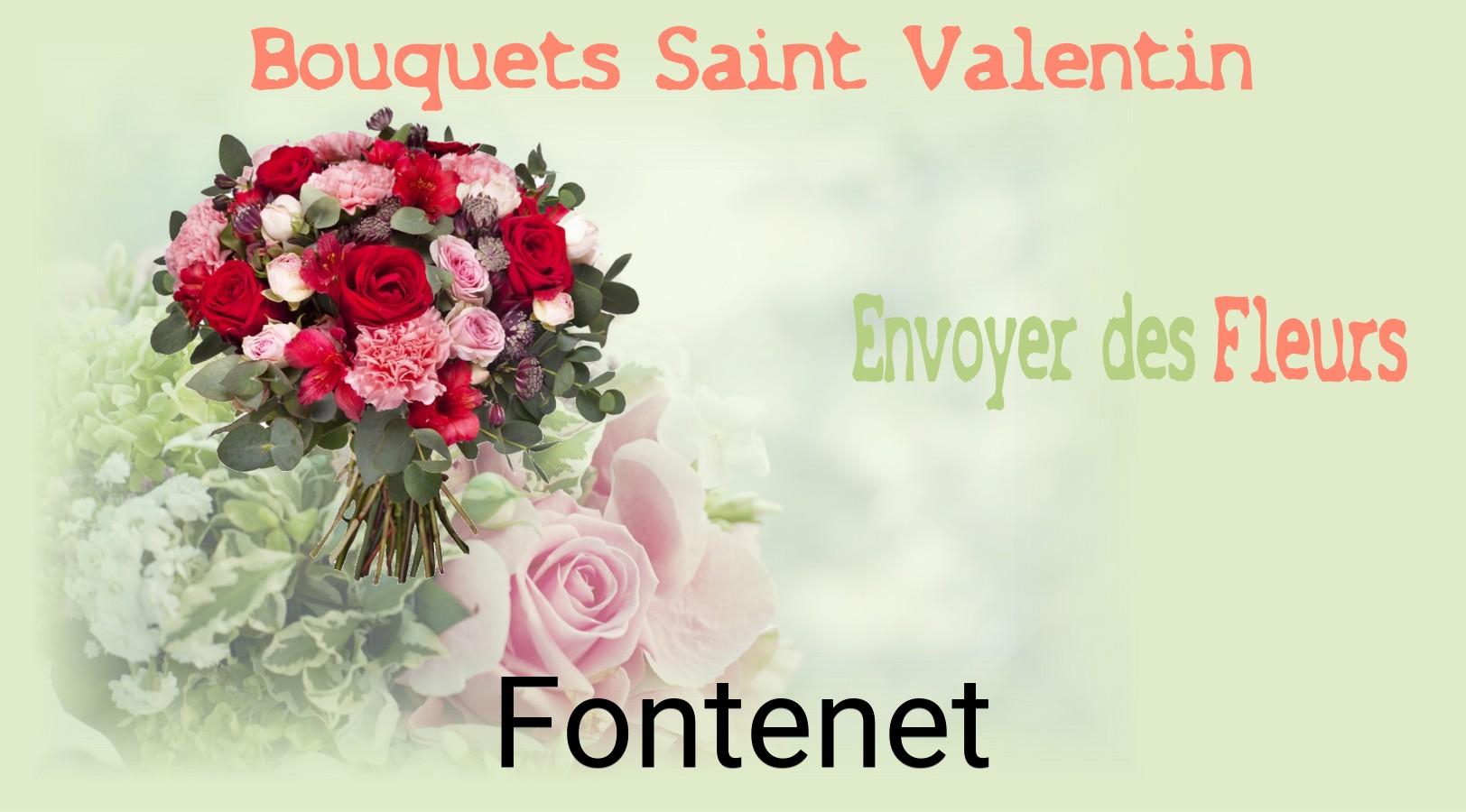 Roses de Saint-Valentin livrées à Fontenet